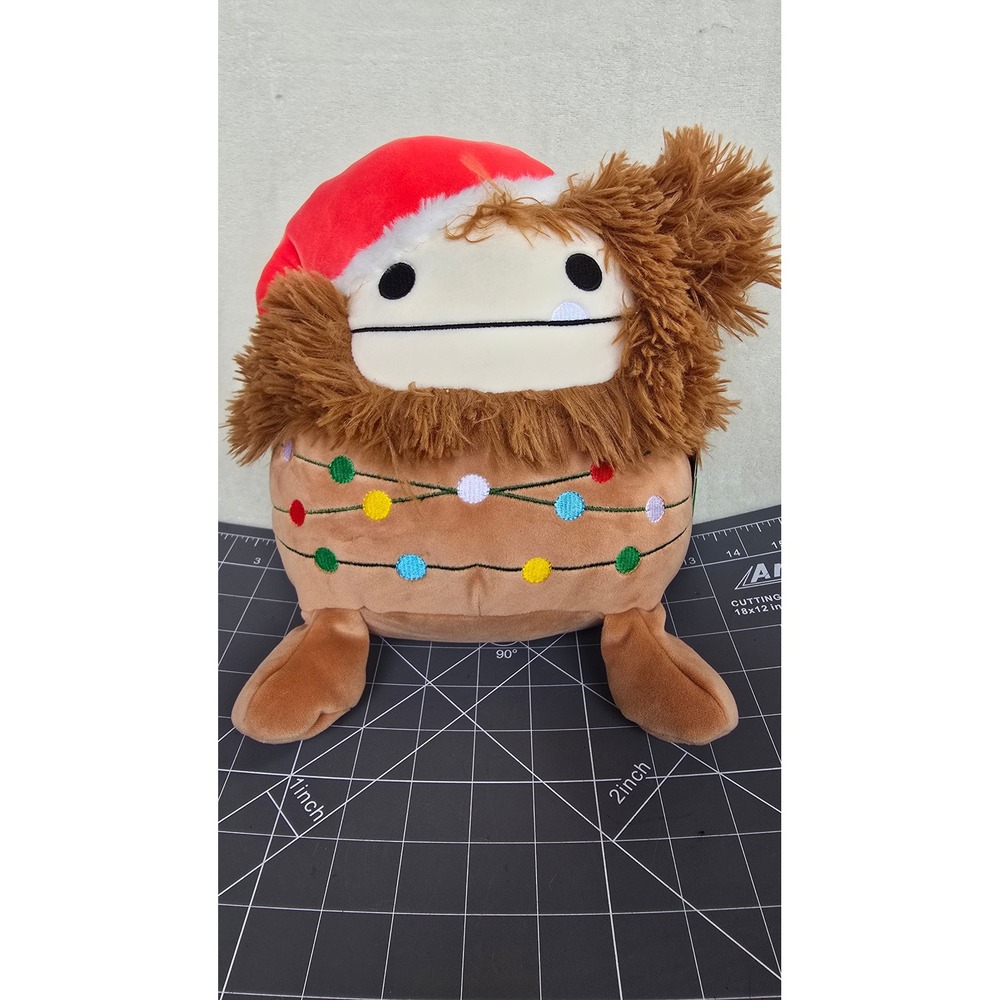 Squishmallows Benny the Bigfoot Christmas Santa Hat 10 inch Plush S10 #433-11